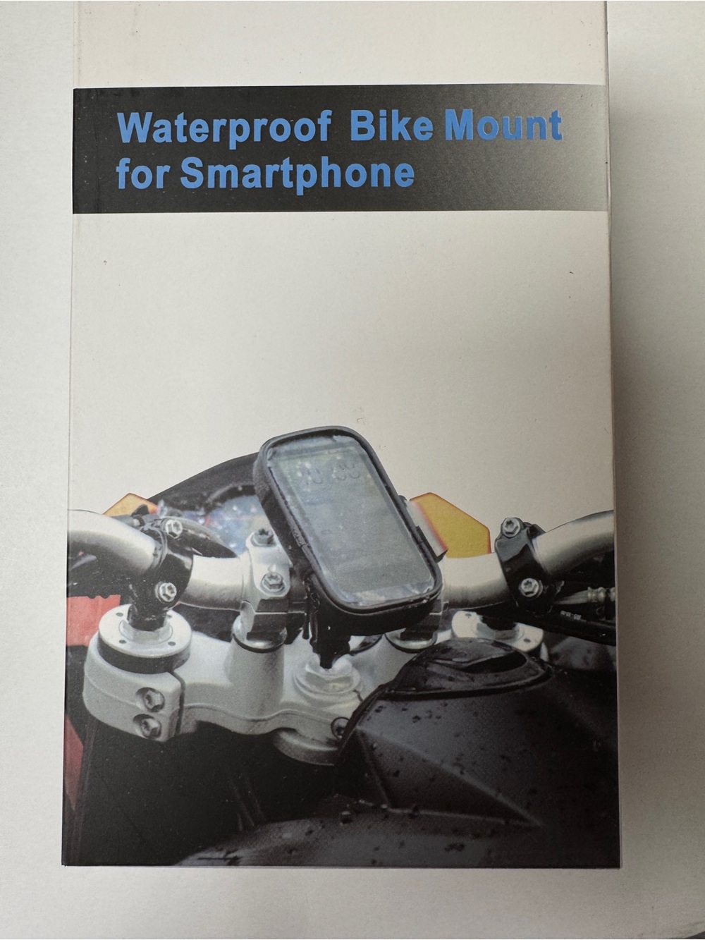 Waterproof Bike Mount for Smartphone - Black